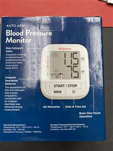 Walgreens Auto Arm Blood Pressure Monitor